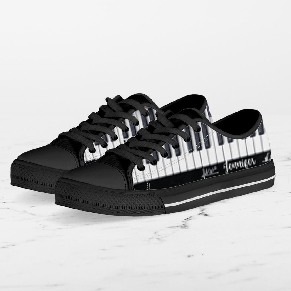 Custom Personalized Piano Sneakers - QDDRT6