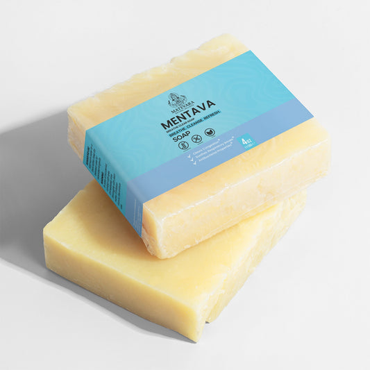 Mentava Cooling Refresh Soap |Natural Moisturizing Bar Soap | 4oz