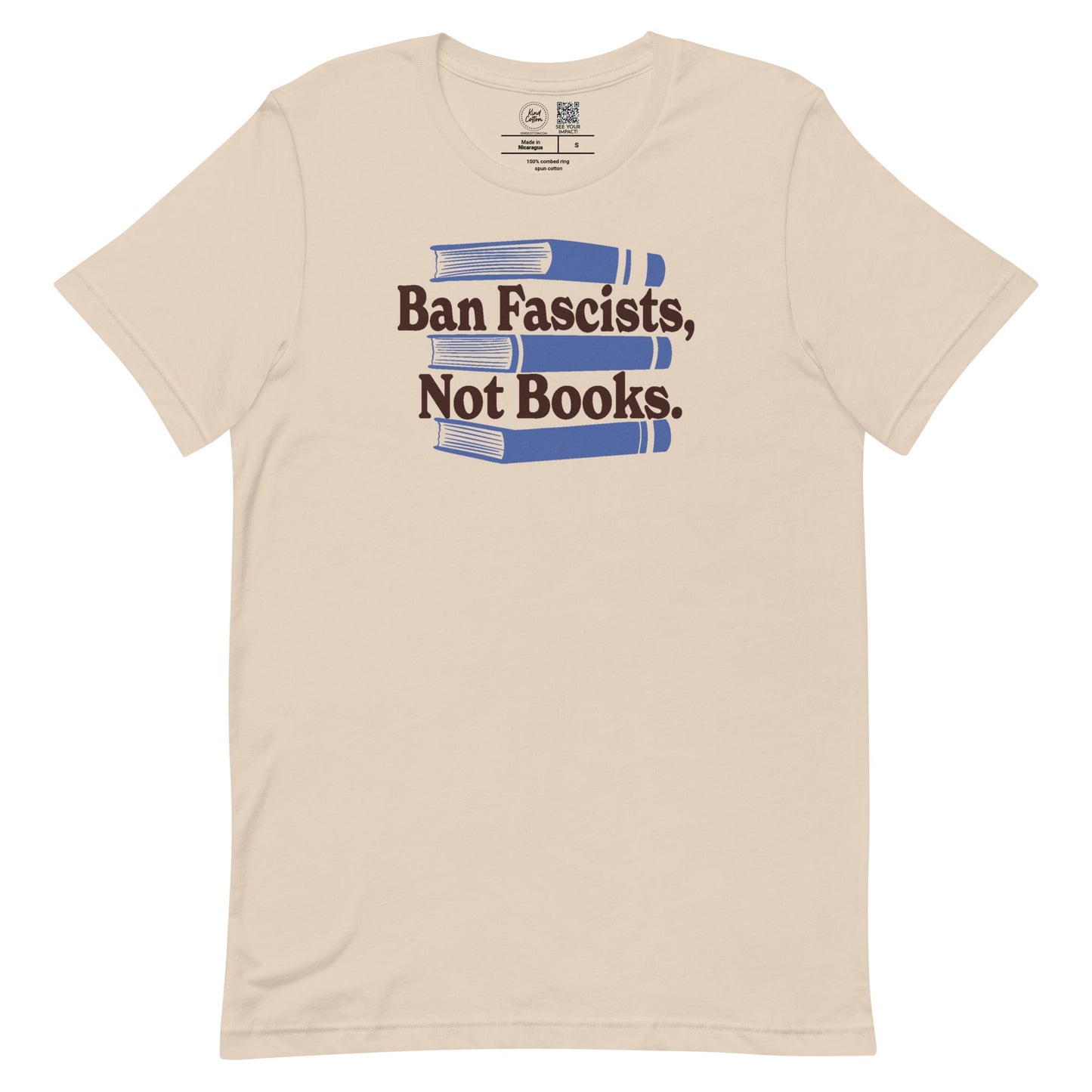 Ban Fascists Not Books Classic Tee