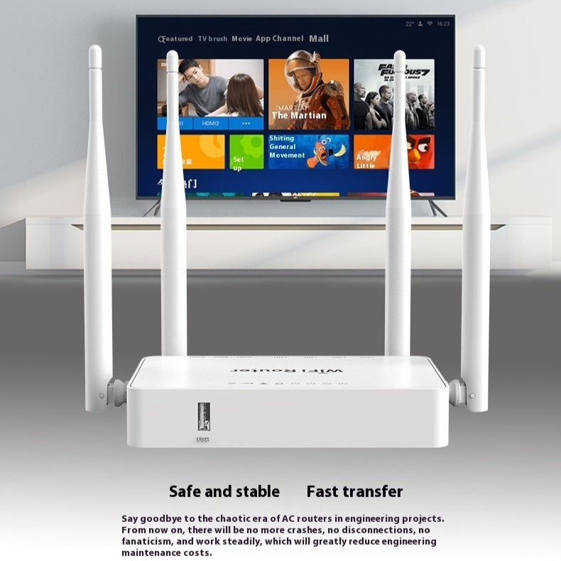 High-speed Network Broadband 300Mbps Smart Wifi Router