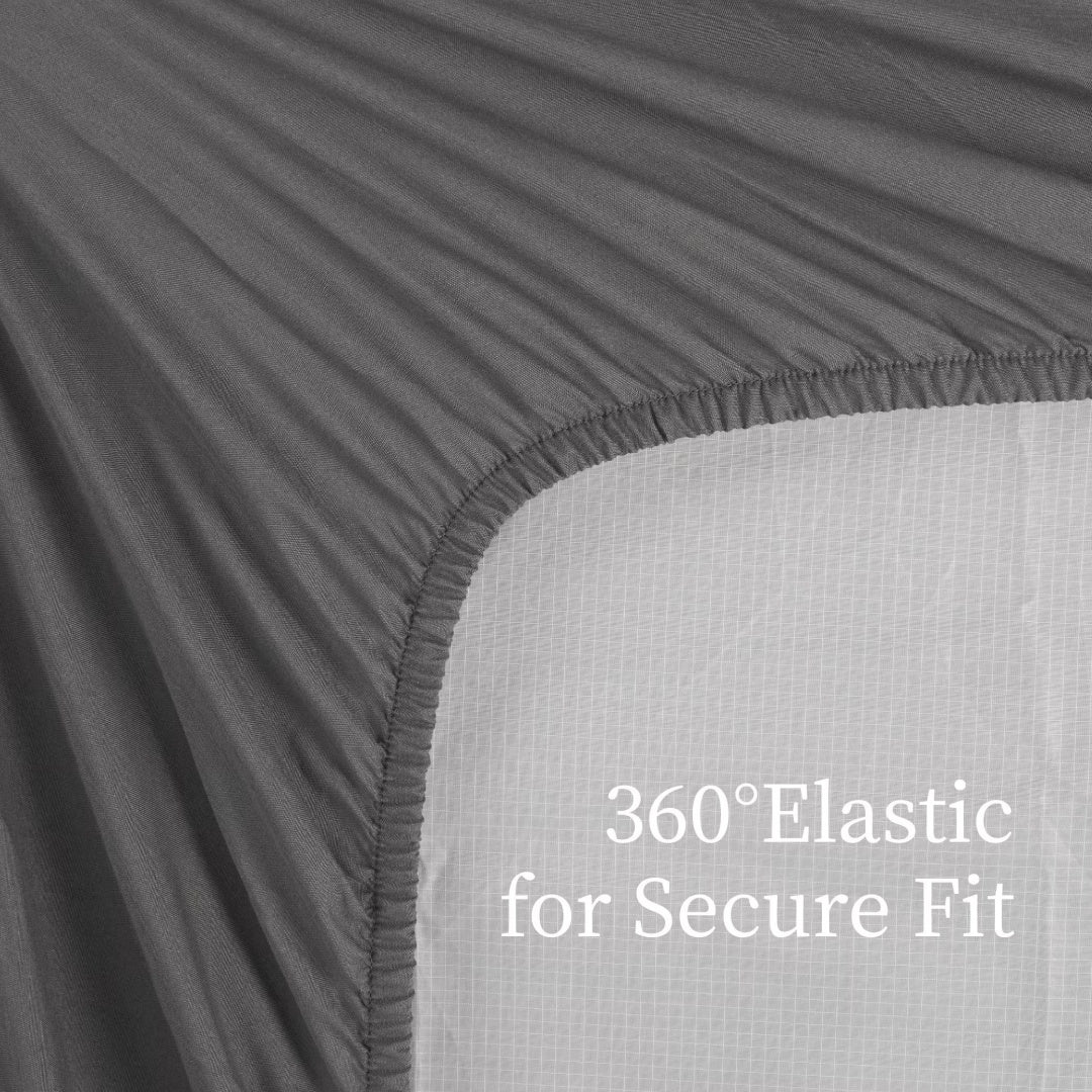 Bedding King Bed Sheets Set - 4 Piece Bedding - Brushed Microfiber - Shrinkage And Fade Resistant - Easy Care  King, Grey