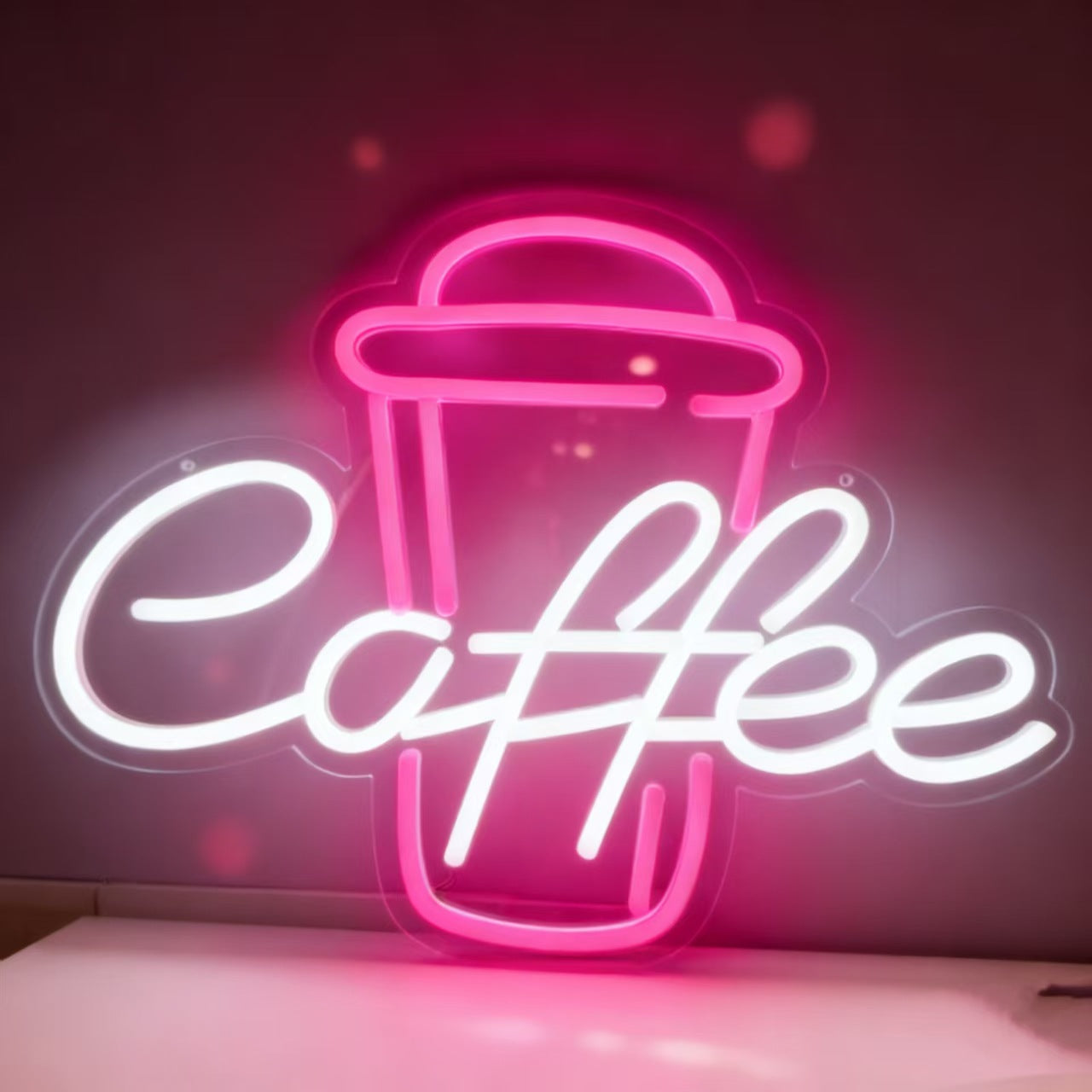 PVC Neon Sign Coffee Advertisement LED Light Board