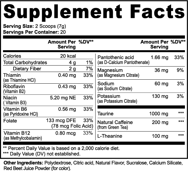 Enerza SS Energy Powder (Strawberry Shortcake) | 140g (4.94 oz)