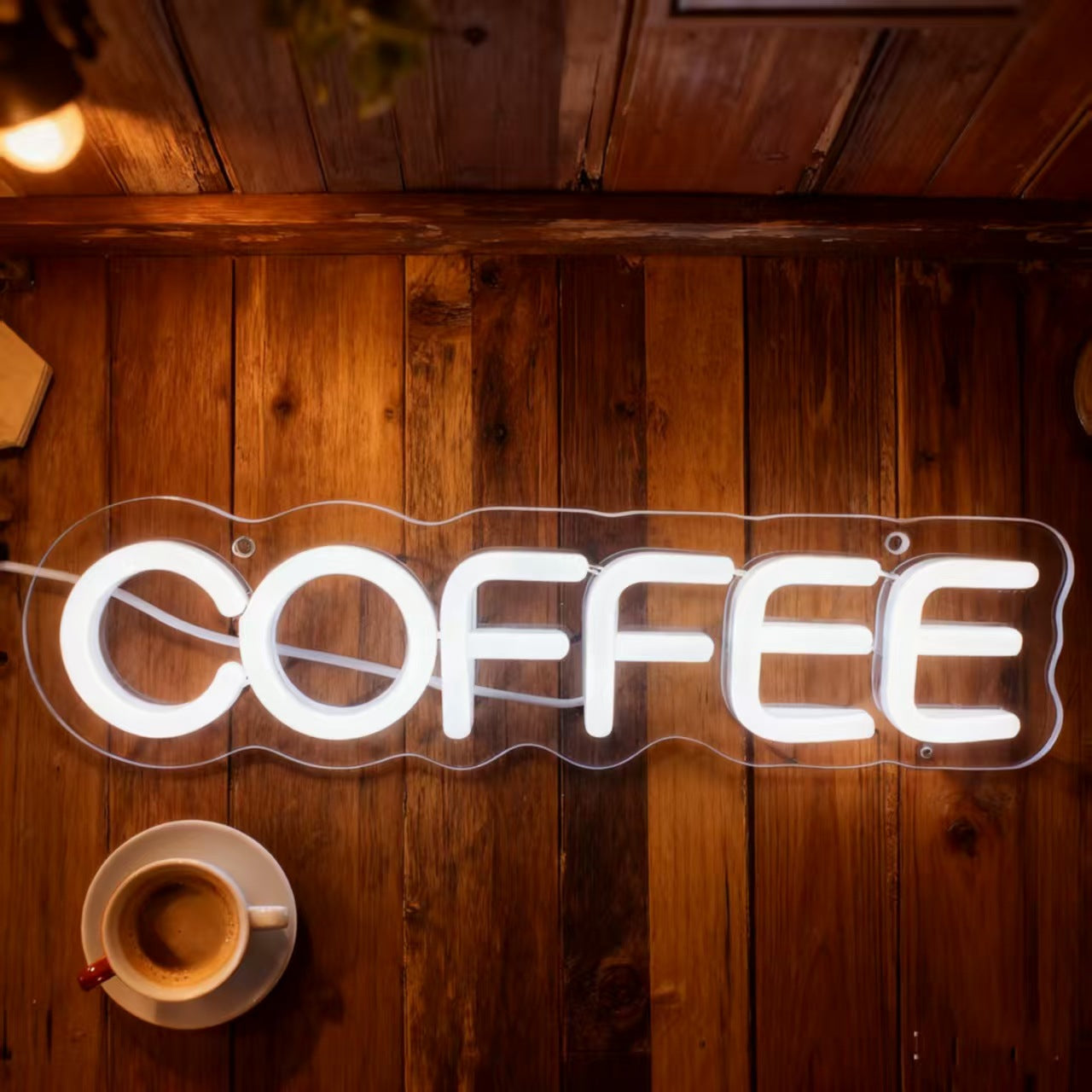 PVC Neon Sign Coffee Advertisement LED Light Board