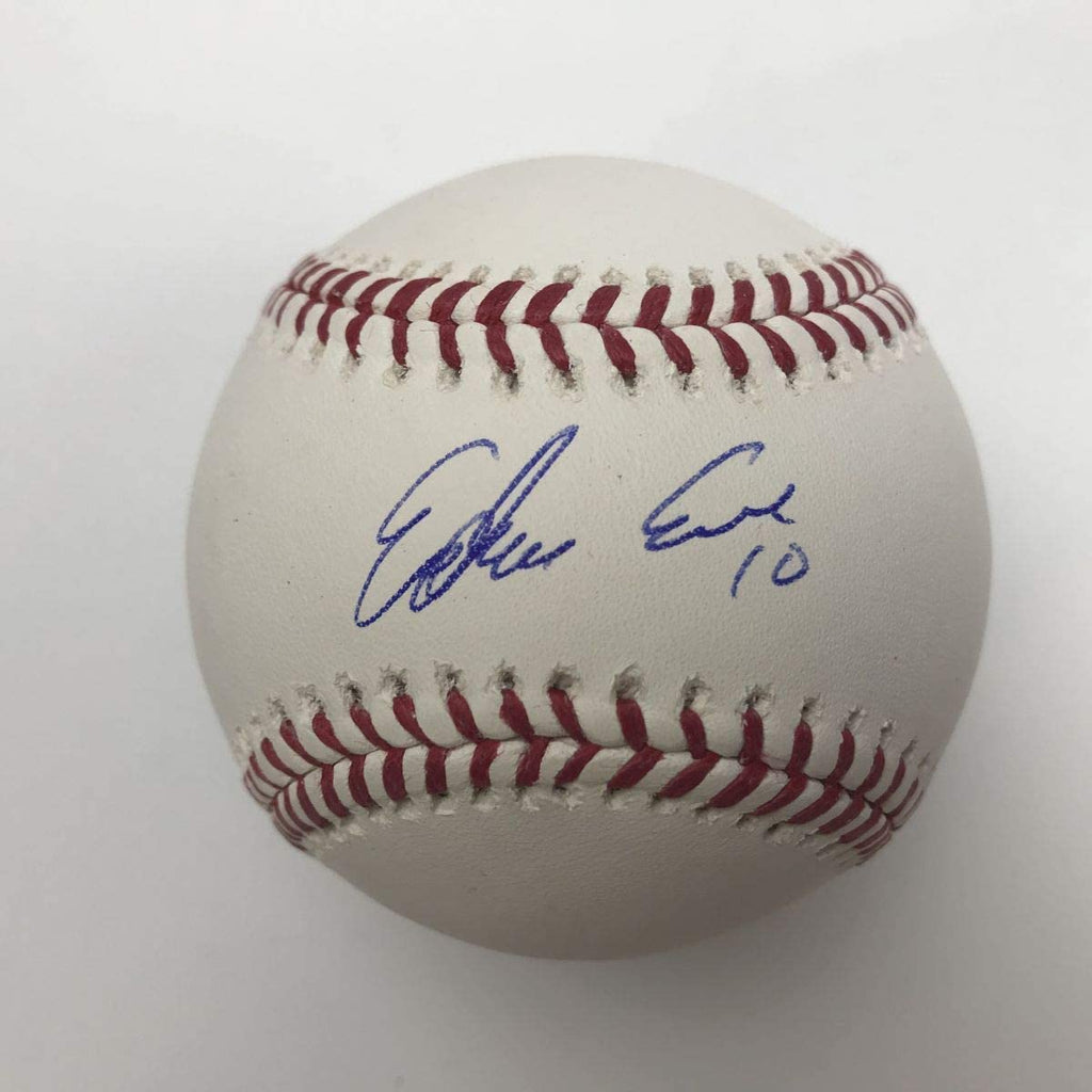 Autographed/Signed Edwin Encarnacion Bronx-based Rawlings Official Major League Baseball ROML JSA COA