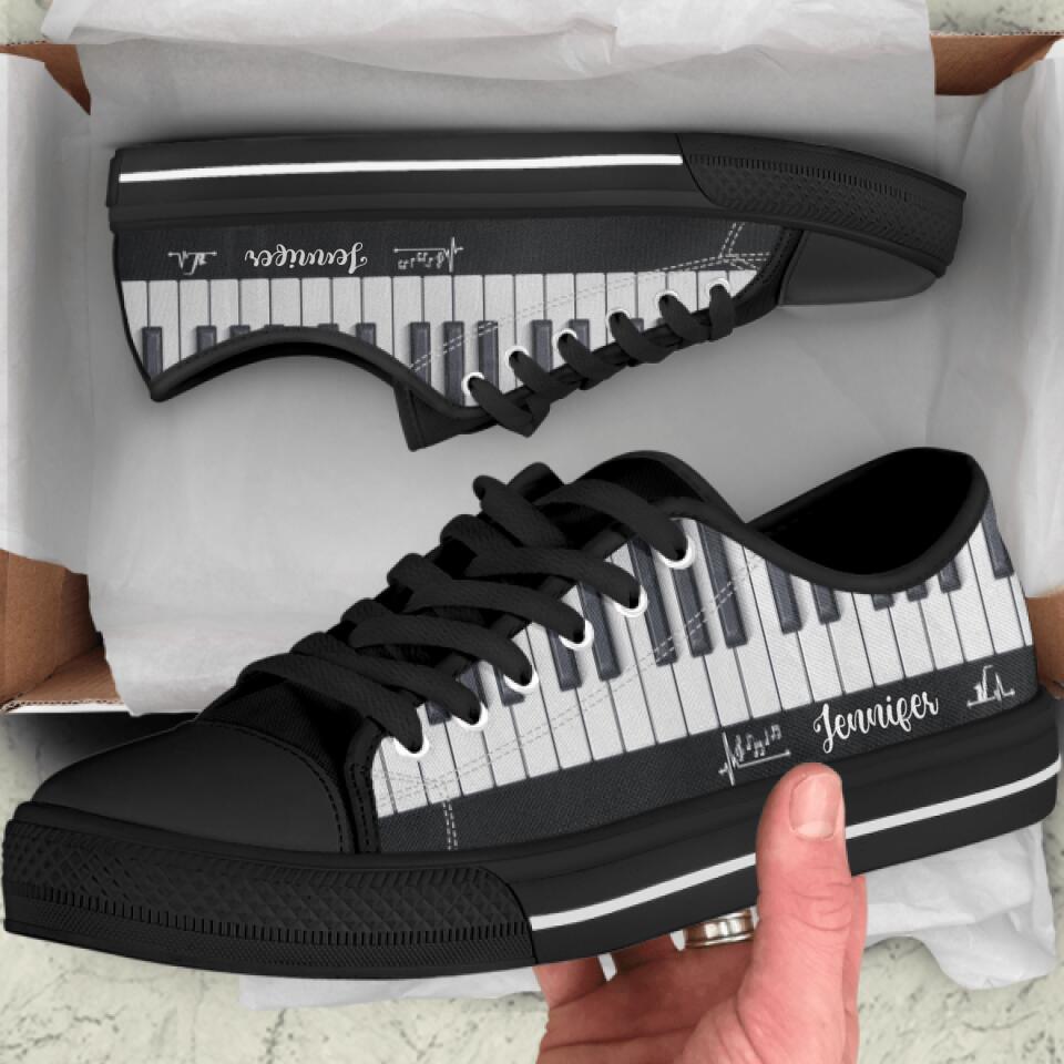 Custom Personalized Piano Sneakers - QDDRT6
