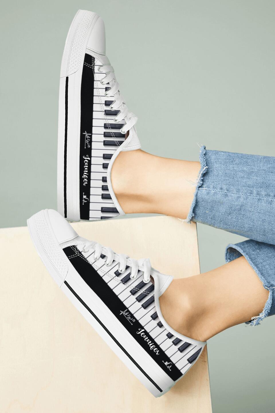 Custom Personalized Piano Sneakers - QDDRT6