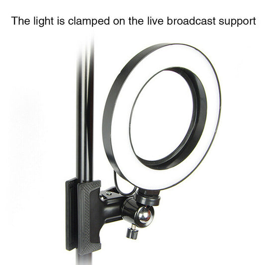 Live Ring Light Fixing Clip 6-10 Inch Selfie Light Beauty Light Desktop Anchor Net Red Bracket Mini Fill Light