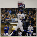 Autographed/Signed Christian Yelich Milwaukee 11x14 Baseball Photo JSA COA