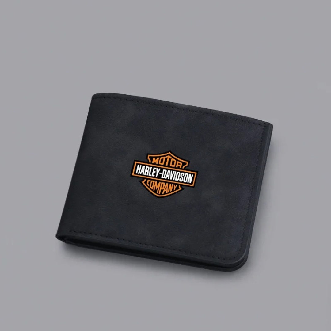 Harley Biker Slim Wallet – Vintage Ride Series