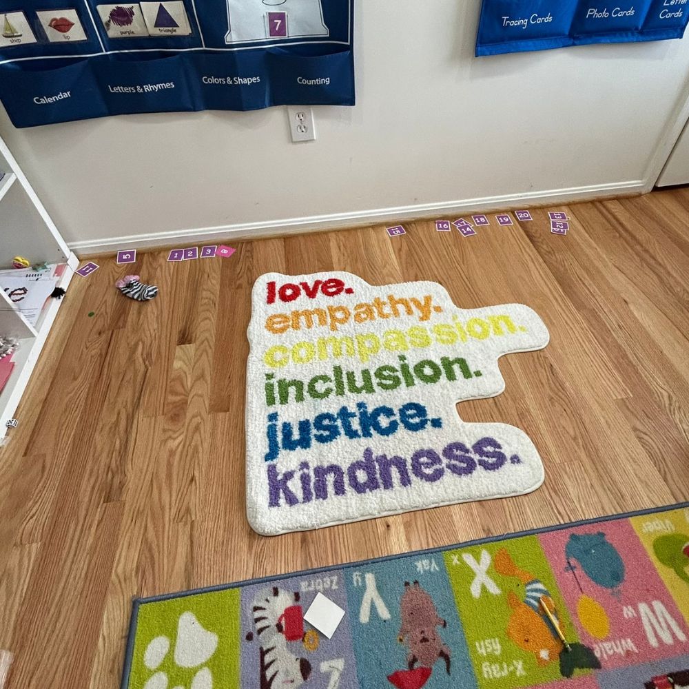 'Kindness Is' Pride Fun Rug