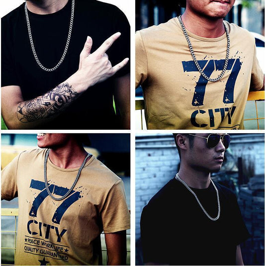 Titanium Steel Necklace For Men That Wont Fade