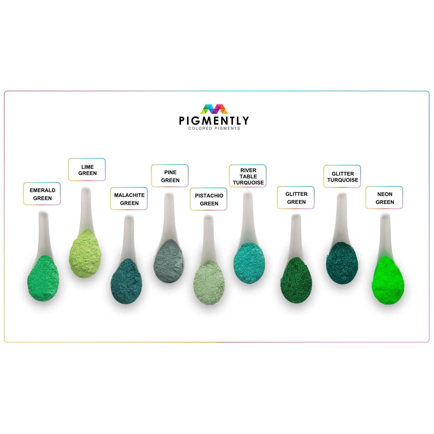 Neon Green Epoxy Powder Pigment