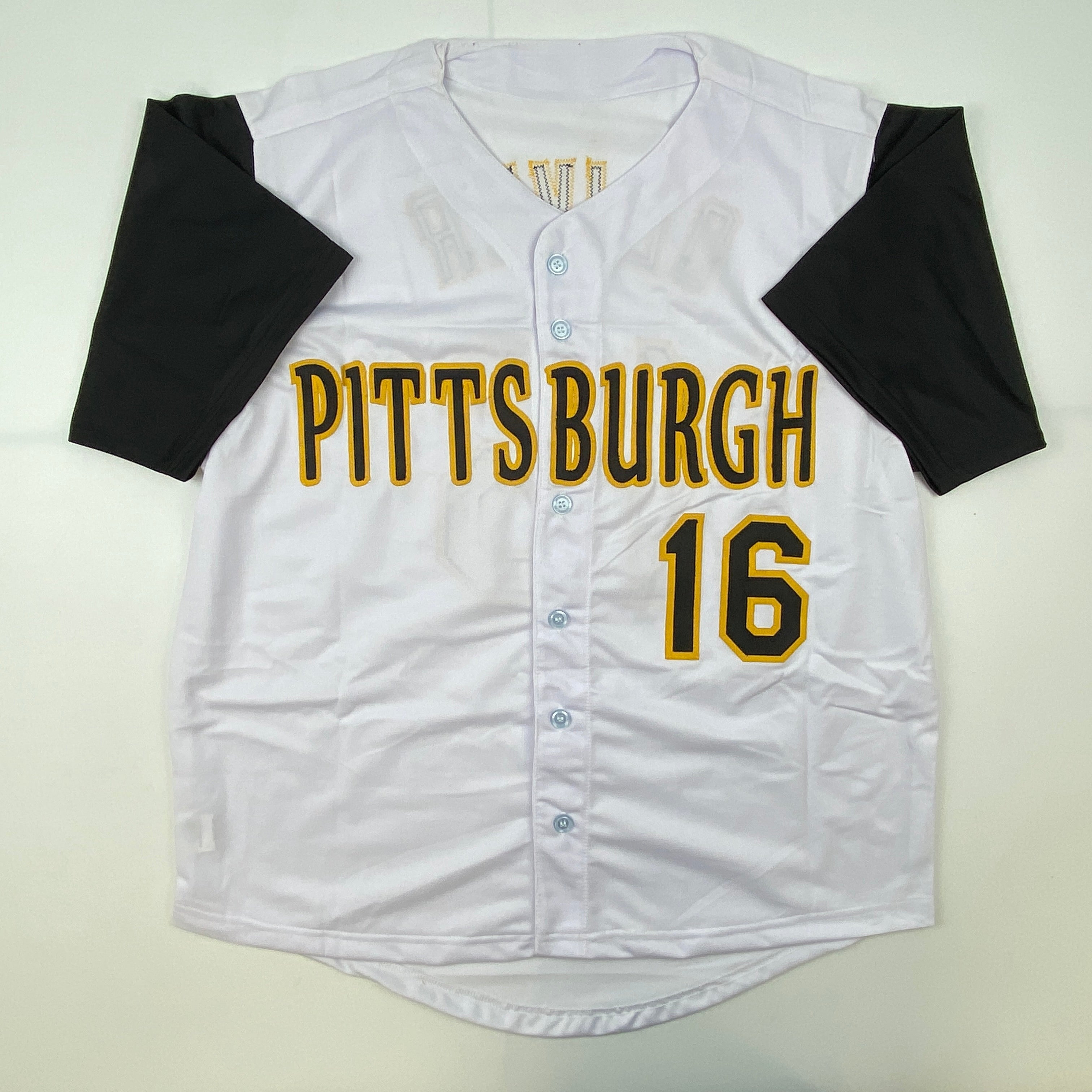 Autographed/Signed Al Oliver Pittsburgh White Baseball Jersey JSA COA