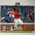 Autographed/Signed Ronald Acuna Jr. Atlanta 16x20 Baseball Photo JSA COA #8