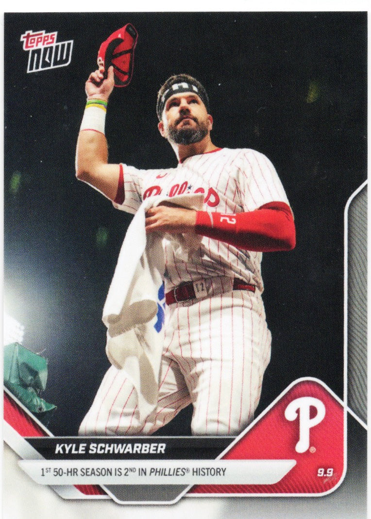 2025 Topps Now Kyle Schwarber #682SP Philadelphia Baseball Card