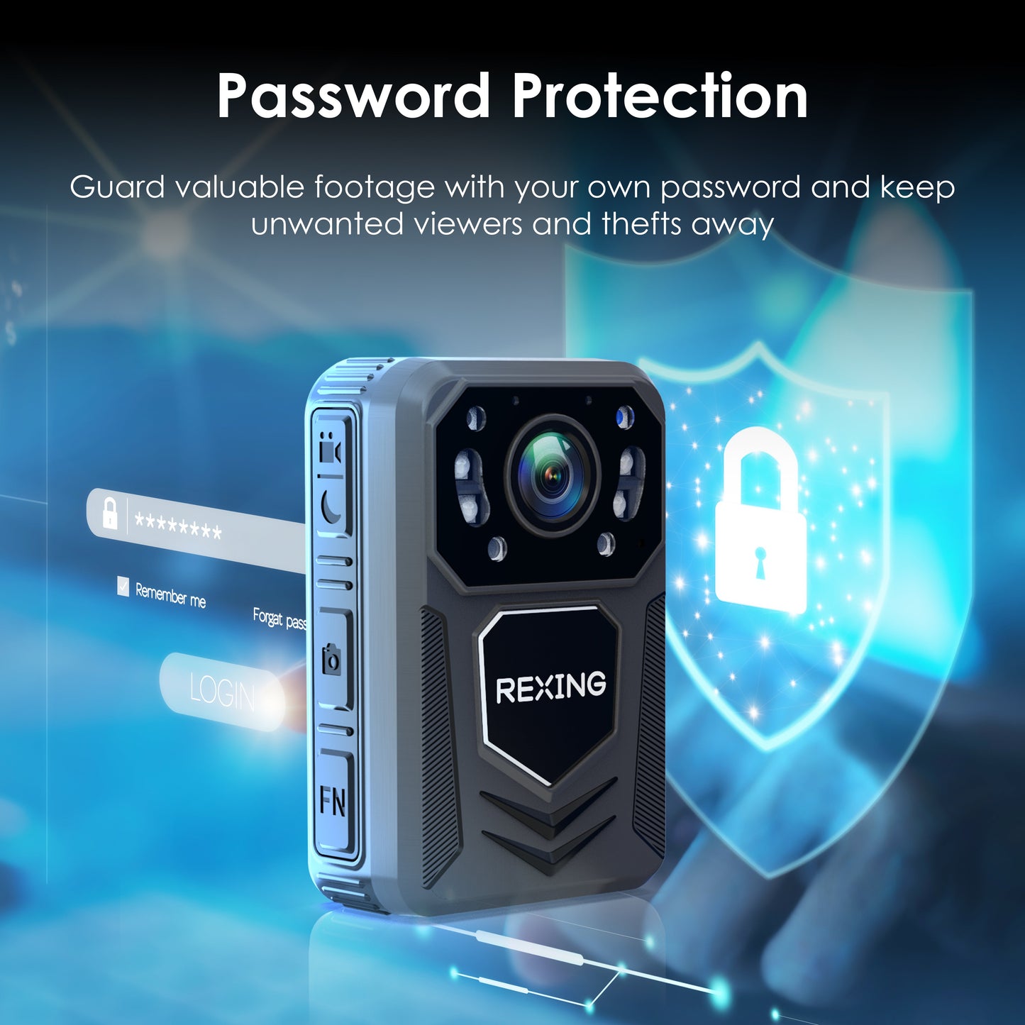 Rexing P3 Mini FHD Body Camera 1080p