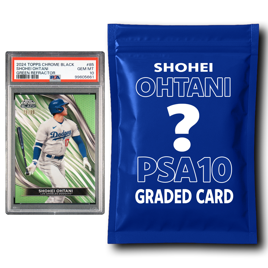 Shohei Ohtani PSA 10 Graded Los Angeles Blue Baseball Card Mystery Pack