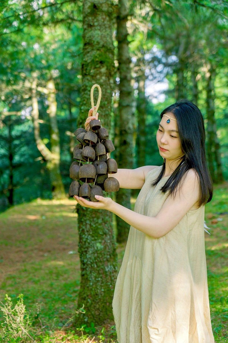 Seed Shaker | Handmade Salin Water Bellwood Seed Shell Hand Bell – Natural Rainforest Decor