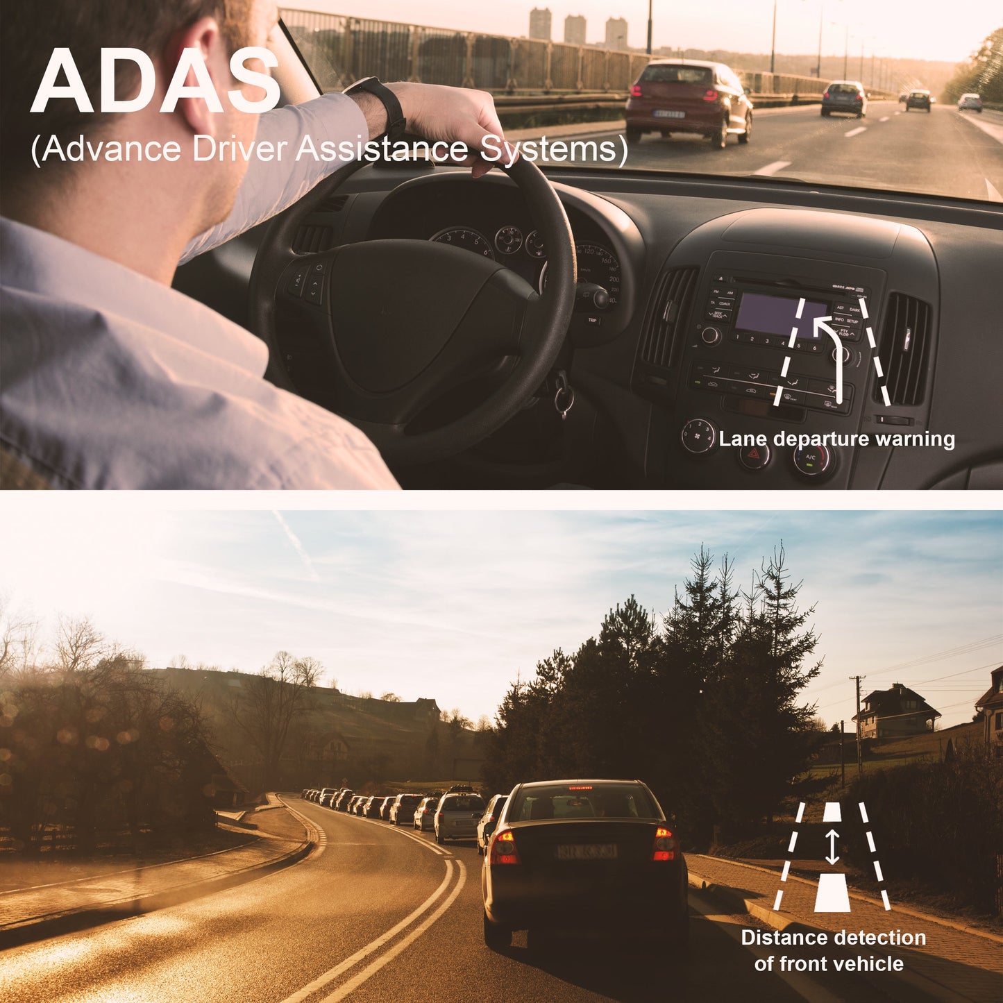 Rexing V3C Dual Camera Front and Inside Cabin Full HD 1080p Dash Cam with WiFi (Open Box)