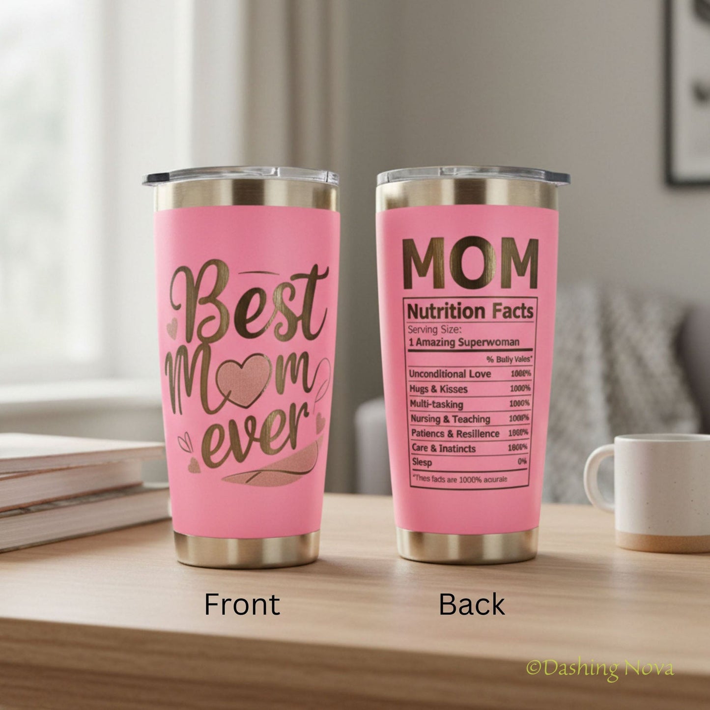 Best Mom Ever 20oz Tumbler Gift Set for Mother's Day & Birthday
