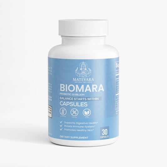 Biomara Probiotic 20 Billion CFU | Supports Digestive Health and Immune Function