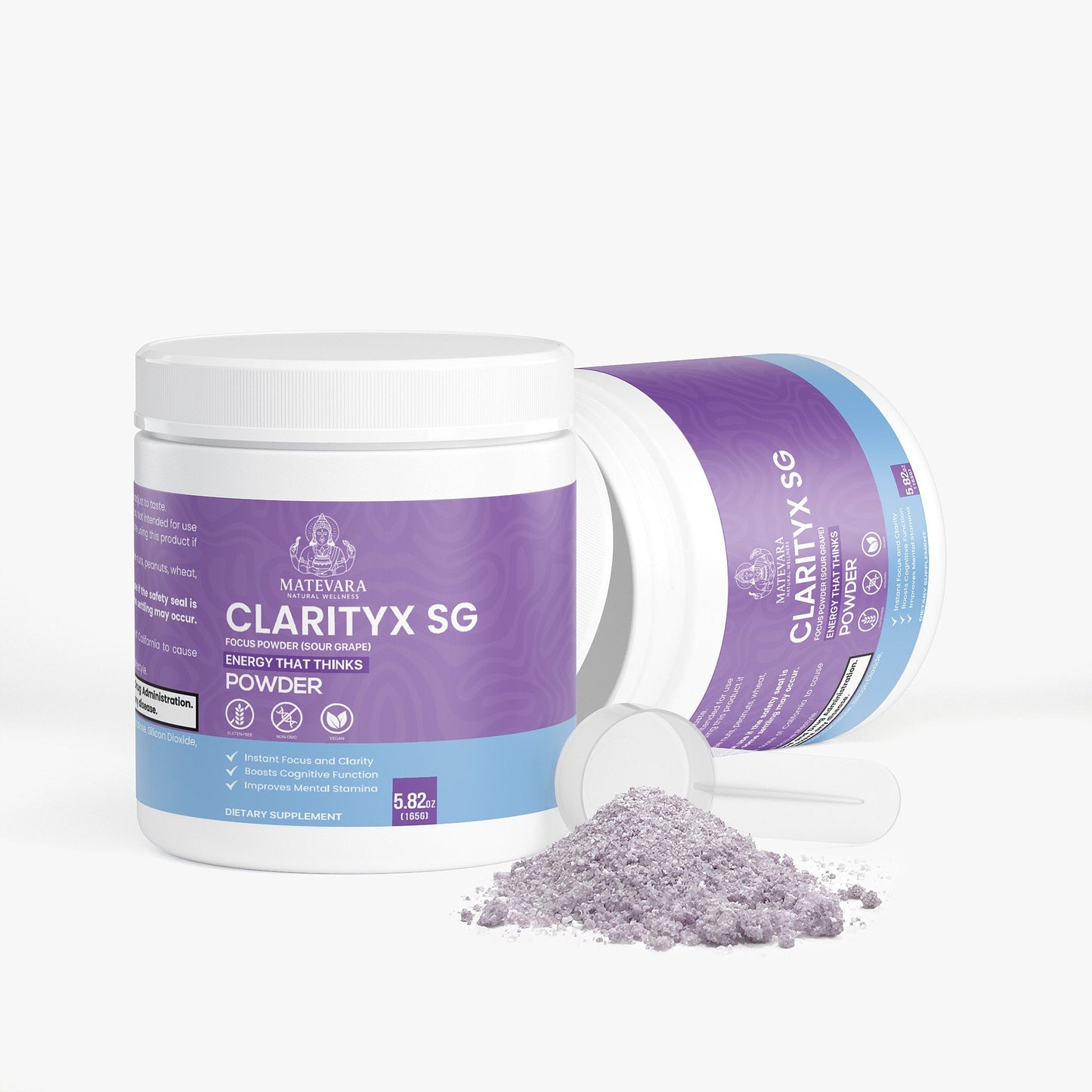 ClarityX Focus Powder (Sour Grape) | Mental Clarity and Sustained Energy