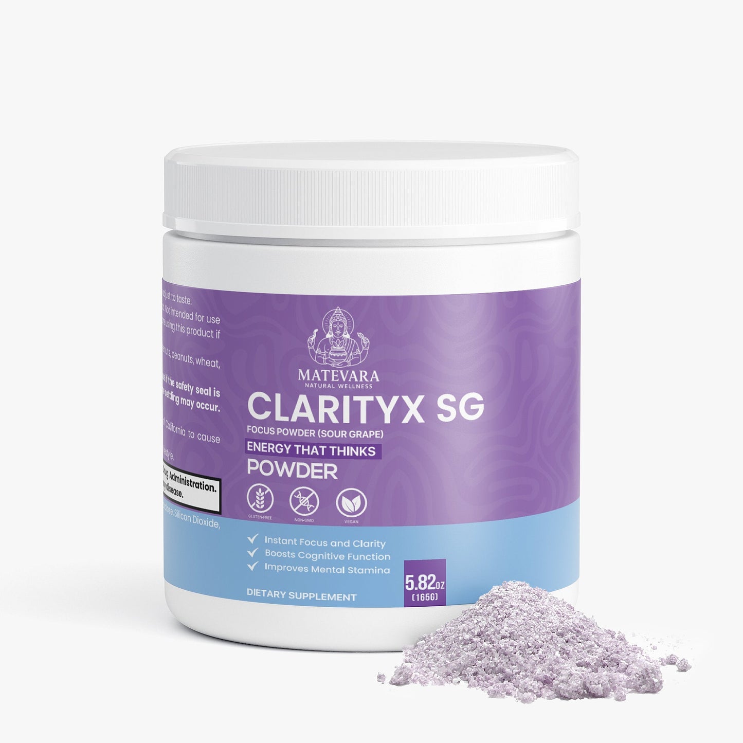 ClarityX Focus Powder (Sour Grape) | Mental Clarity and Sustained Energy