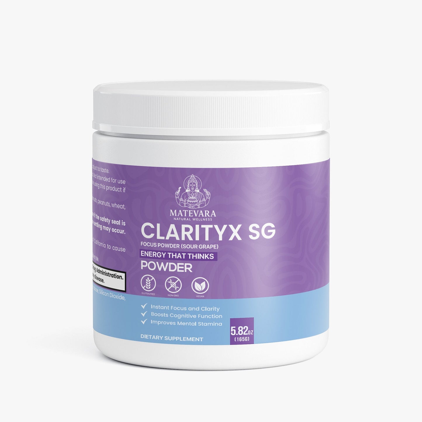 ClarityX Focus Powder (Sour Grape) | Mental Clarity and Sustained Energy