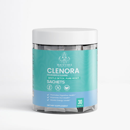 Clenora Daily Fiber Support Powder for Gut Health & Regularity | 30 Servings