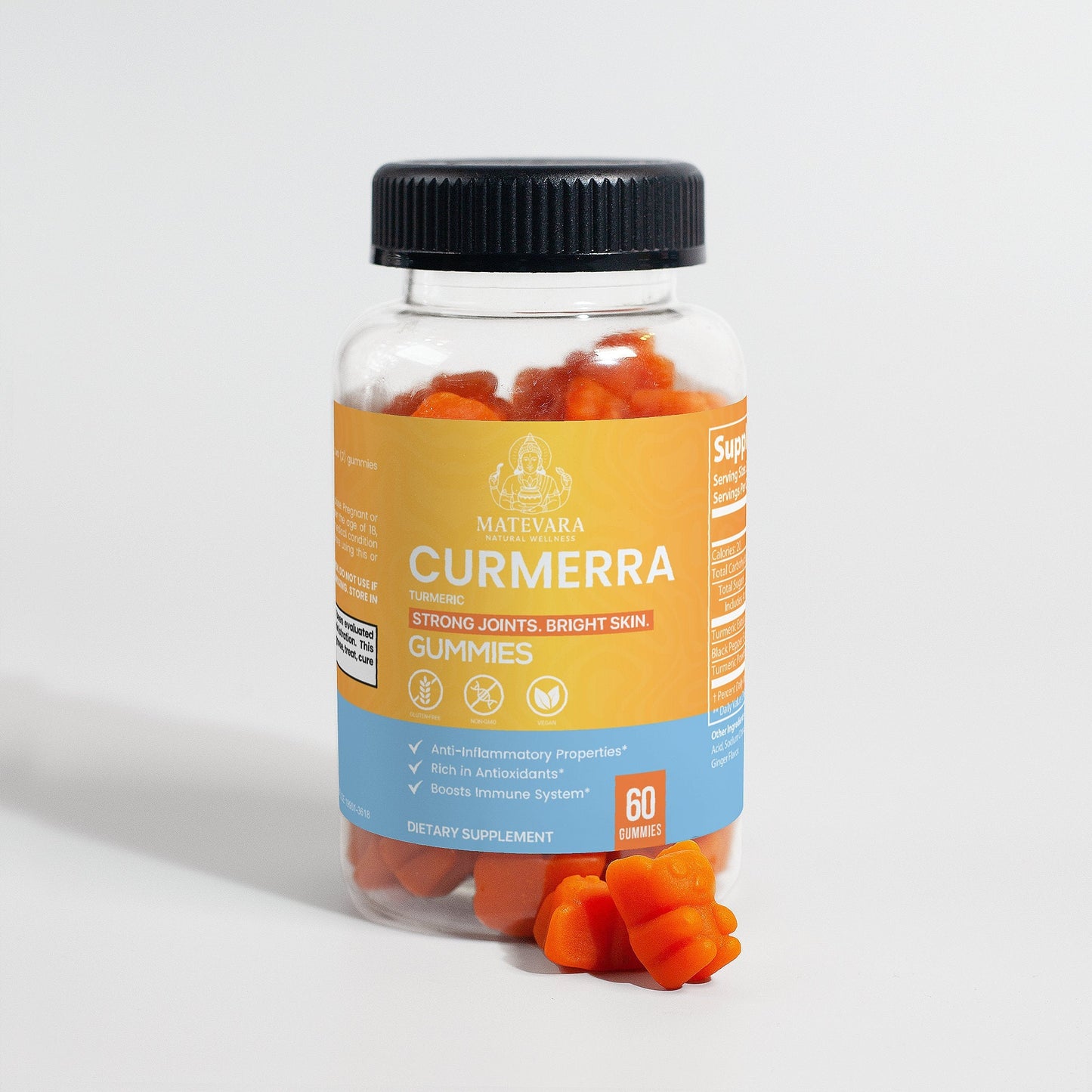 Curmerra Turmeric Gummies | Joint Comfort and Mobility | 60 Count