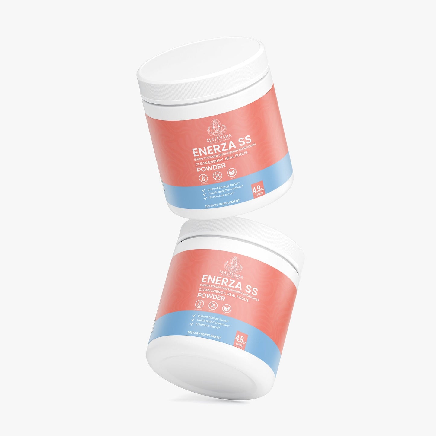 Enerza SS Energy Powder (Strawberry Shortcake) | 140g (4.94 oz)
