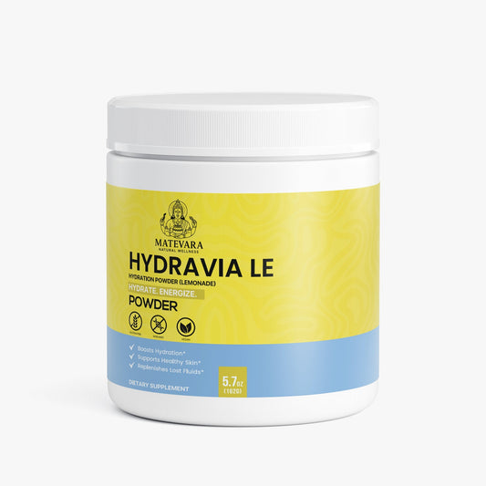 Hydravia Le Hydration Powder | Sugar-Free Lemonade | 30 Servings
