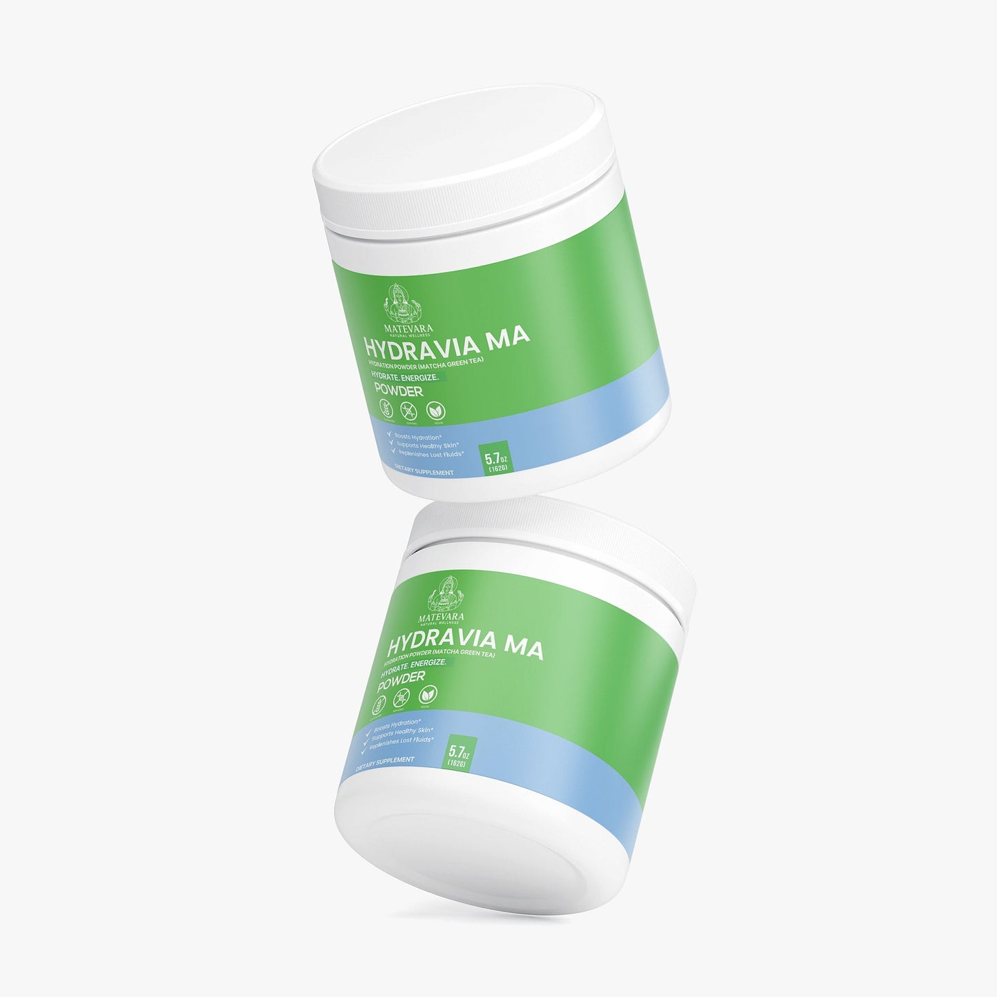 Hydravia Ma Hydration Powder Matcha |Metabolism Support Blend | 5.71 oz
