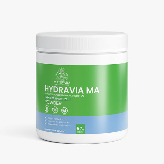 Hydravia Ma Hydration Powder Matcha |Metabolism Support Blend | 5.71 oz