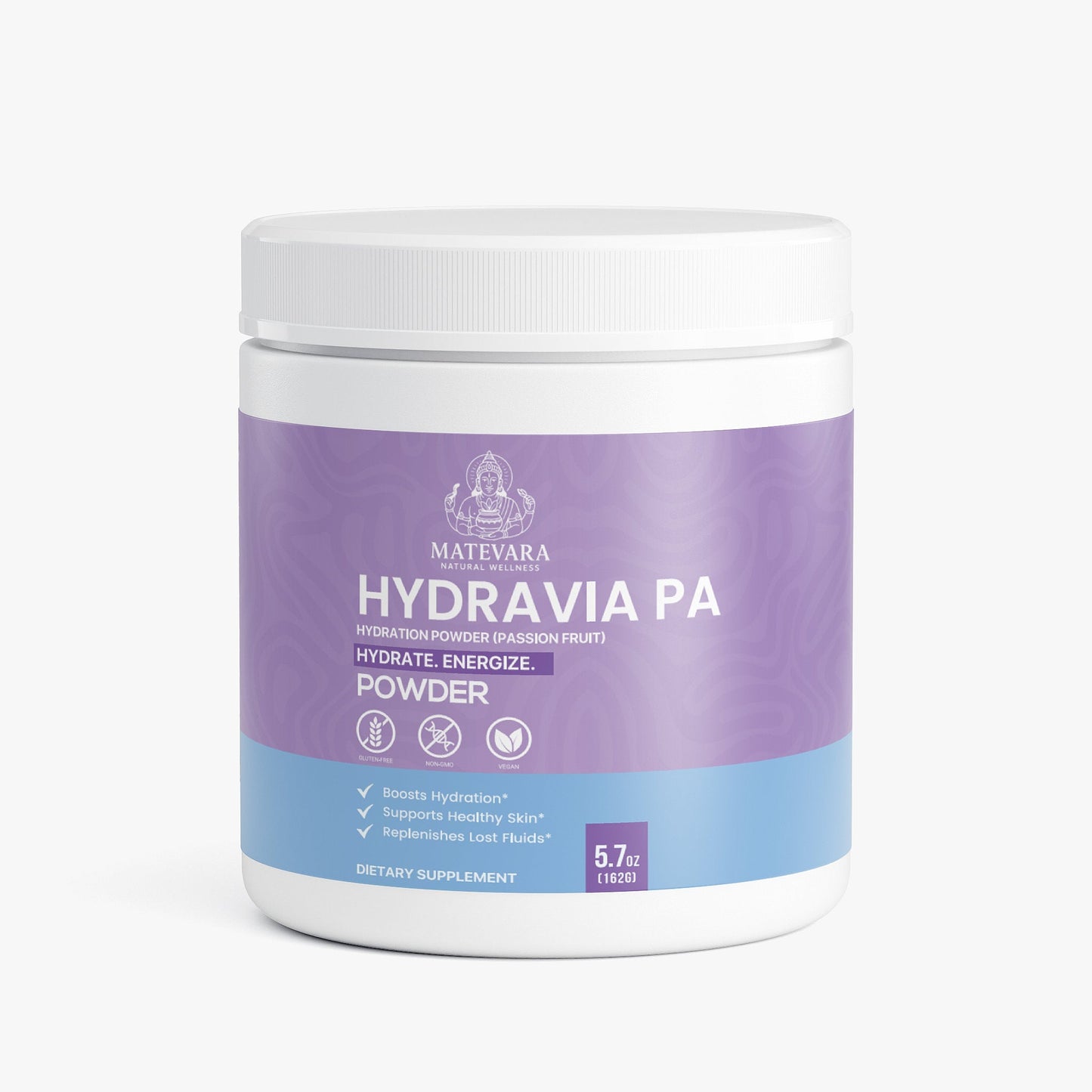 Hydravia Pa Hydration Powder Passion Fruit | Energy Drink Mix | 5.71 oz