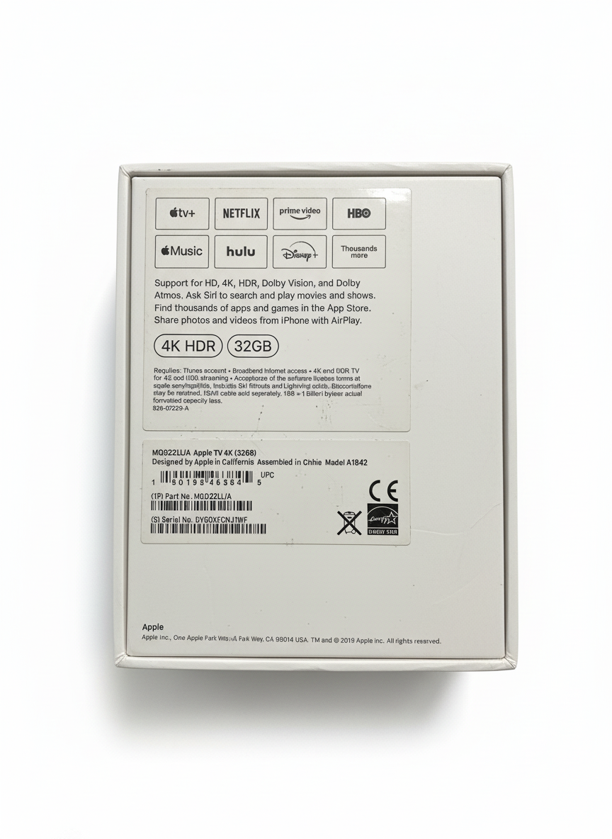 Apple TV 4K (32GB) - 5th Generation with Siri Remote Pre-owned