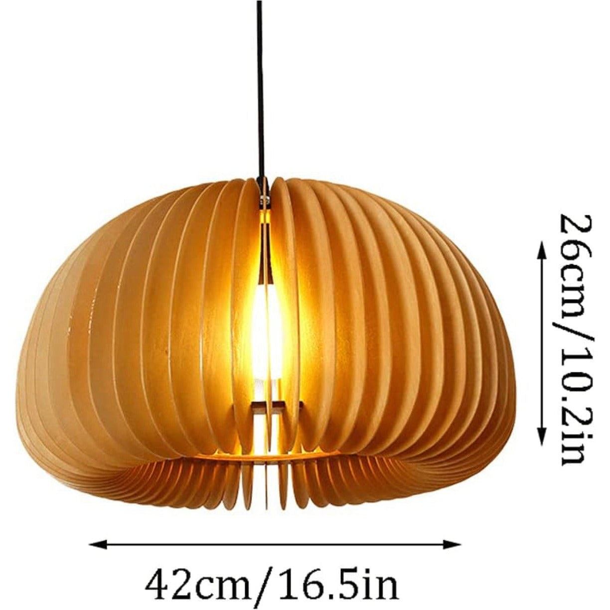 Indoor Chandelier Creative Wooden Ceiling Pendant Lamp