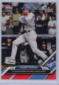 2024 Topps Now Freddie Freeman #880 Red /10 Los Angeles Blue Baseball Card