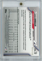 2020 Topps Chrome Zack Wheeler #USAZW /125 Xfractor Auto Philadelphia Baseball Card