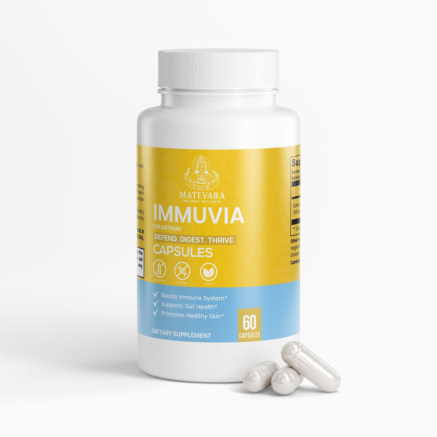 Immuvia Colostrum Capsules | 60 Capsules