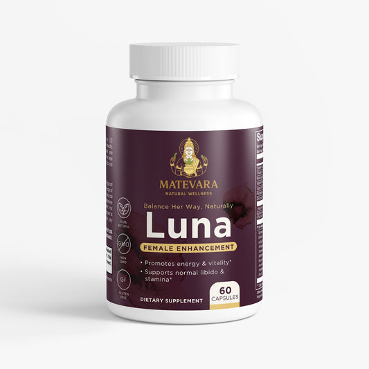 Luna Women's Vitality Supplement | Energy & Wellness Support Capsules | 60 Count