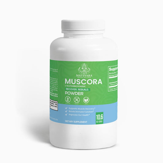 Muscora L-Glutamine Powder | Muscle Recovery & Immune Support | 300g