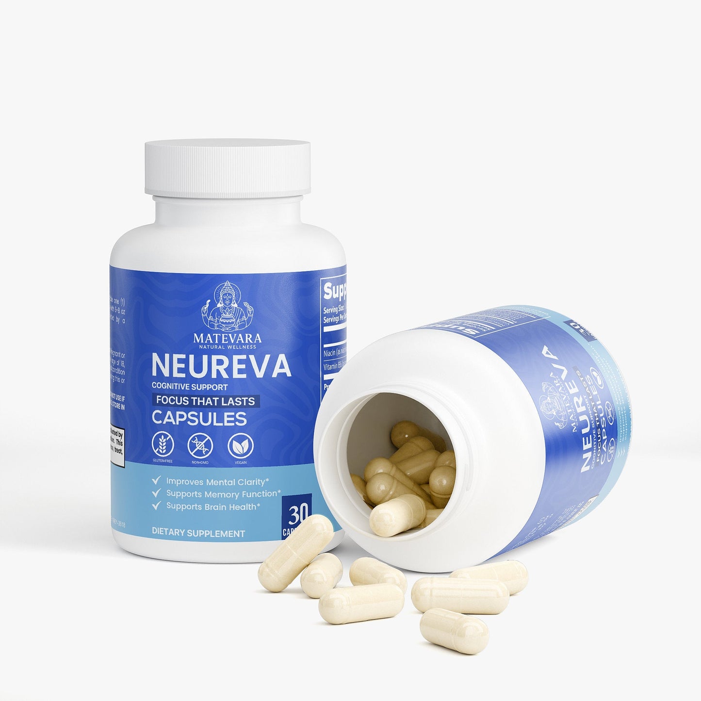 Neureva Supplement for Focus & Memory | 30 Capsules