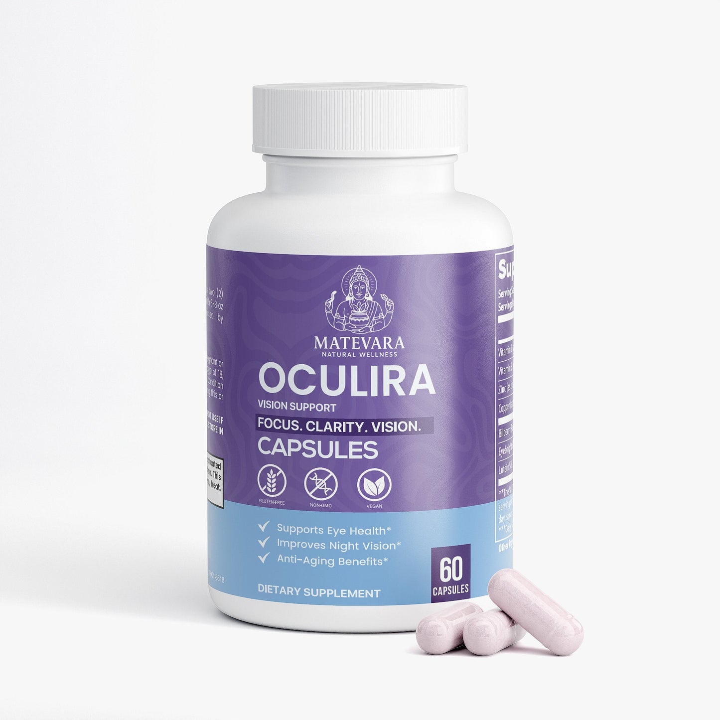 Oculira Vision Support | Eye Health Capsules | 60 Count