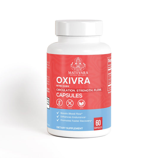 Oxivra Nitric Oxide Booster | Circulation & Muscle Support | 60 Count