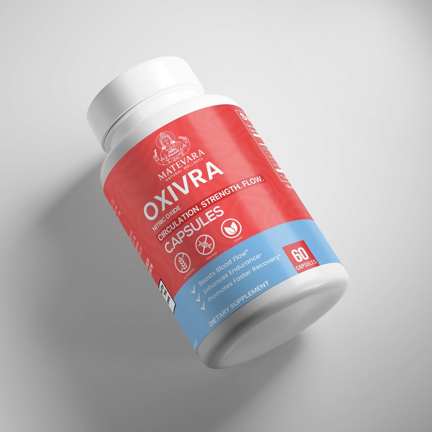Oxivra Nitric Oxide Booster | Circulation & Muscle Support | 60 Count