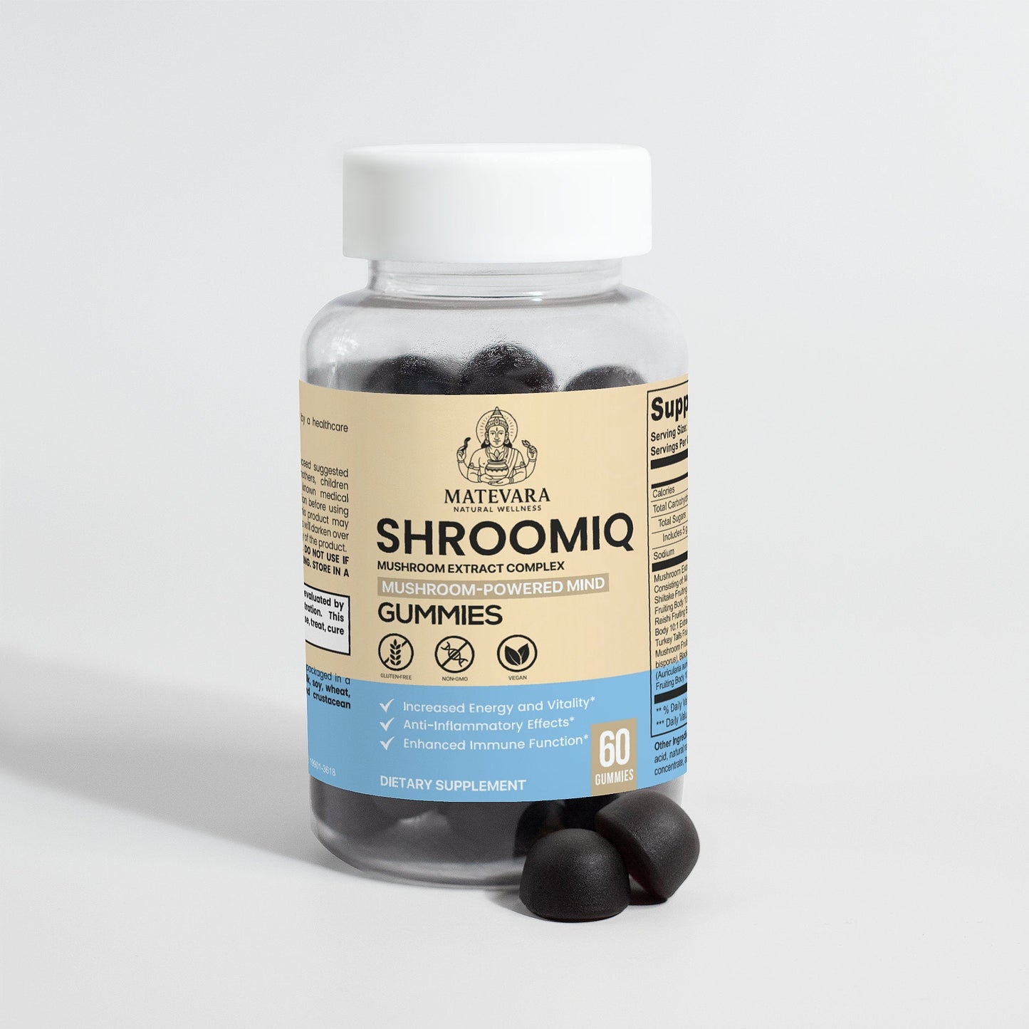 ShroomIQ Mushroom Extract Complex | 60 Count