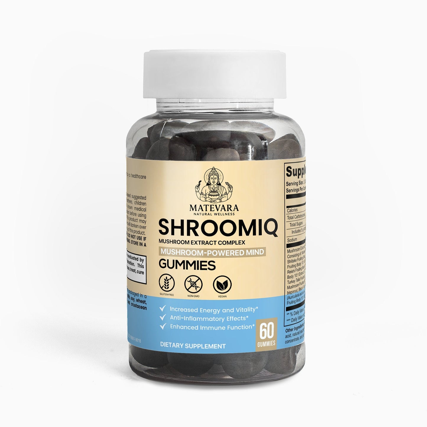 ShroomIQ Mushroom Extract Complex | 60 Count