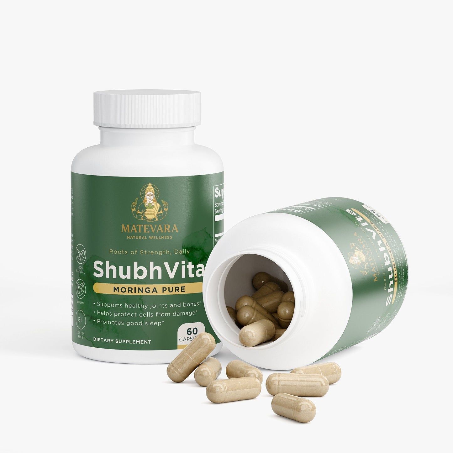 ShubhVita Moringa Pure | Vegan Capsules | 60 Count